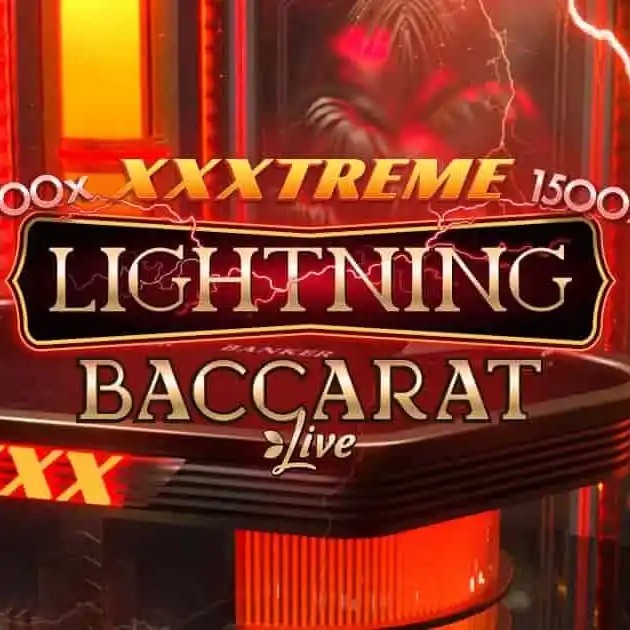 XXXtreme Lightning Baccarat slot visual from Evolution available on weiss-casino.bet